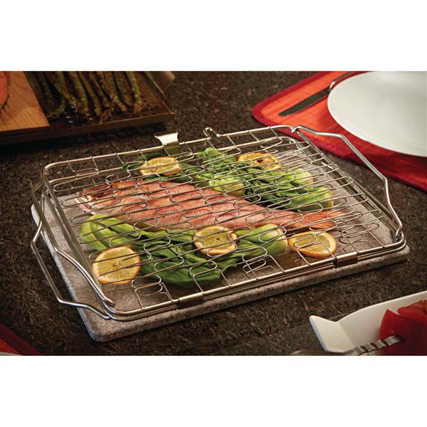 Napoleon Pro Basket Expandable Grill ตะแกรงย่าง สเตนเลส พับเปิด-ปิดได้ นโปเลียน
